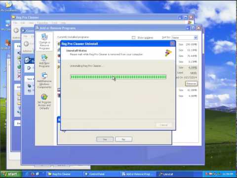 how to remove reg pro cleaner