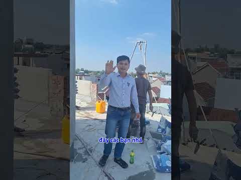 ????Mr.Mạnh Victory giới thiệu công trình do NPP Quảng Nam - An Hải cung cấp vữa chống thấm Victory.