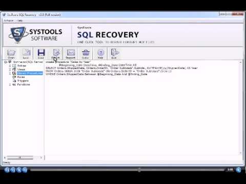 how to recover mdf file in sql server 2008