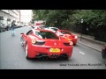 Ferrari 458's - Small wheelspin and LOUD FULL THROTTLE SOUNDS!(28 mins ago)