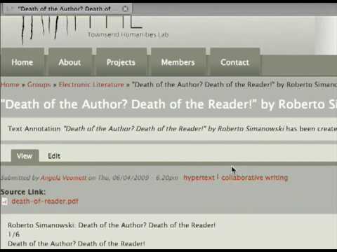 Tutorial 4: The Text Annotation Tool