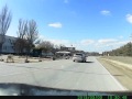 Car Passing On Shoulder Almost Crashes