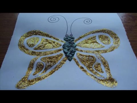 how to draw glitter