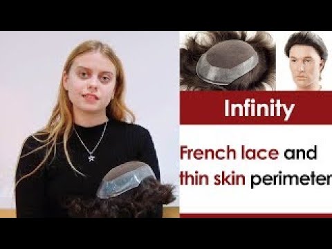Infinity: French Lace Hairpiece for Men with a Thin Skin Perimeter| Lordhair