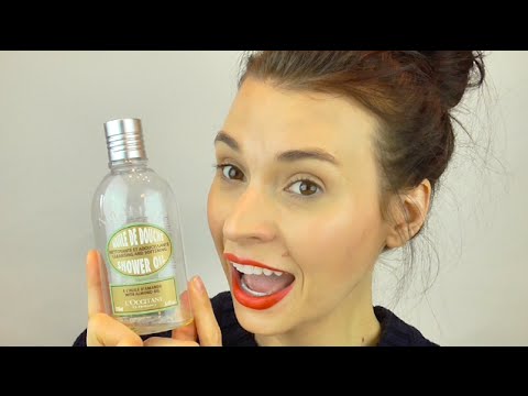 how to use l'occitane almond shower oil