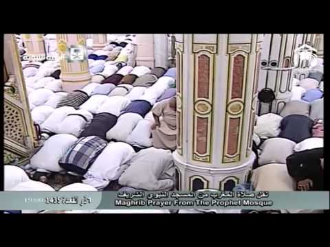 صلاة المغرب-المسجد النبوي 1435.11.01ه