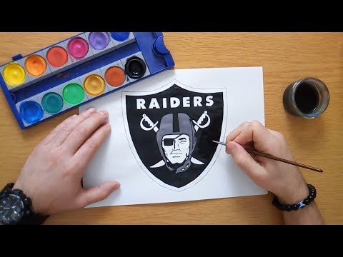 video-linktoworks-How to draw the Oakland Raiders logo - NFL