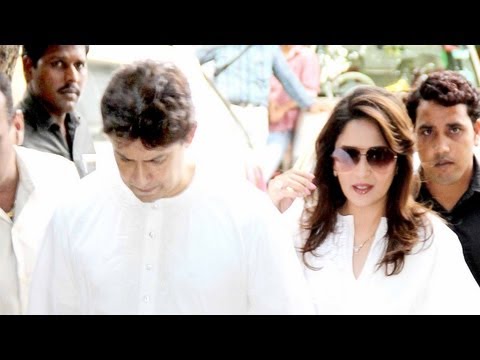 Madhuri - Madhuri Dixit's Father's Funeral by http://www.bollywoodlife.com Not many Bollywood buddies of Madhuri Dixit could attend her dad's funeral as the Dixit fami...