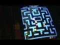 playing pacman at movies clowning my cousin.