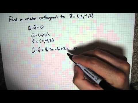 how to find normal vector