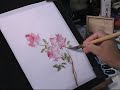 Watercolor Painting Demo: Roses and Butterfly