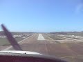 Final Approach and Landing at Half Moon Bay Airport, California