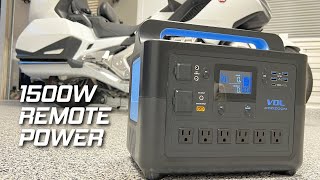 VDL 1500W Portable Power Station Review  Cruiseman