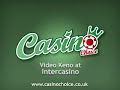 Video Keno at Intercasino