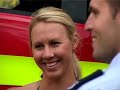 alicia molik during filming at point cook cfa station for a segment on ch 7's dancing with the stars. alicia chose cfa as her donor organisation for money raised during the series.