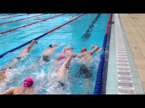 how to practice open water swimming in a pool