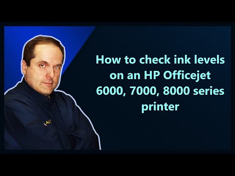 how to test ink levels in hp printer
