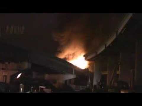 Oakland freeway fire/collapse