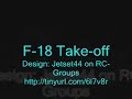 Depron Model F-18 Take-off