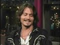 Johnny Depp at Late Show part 1