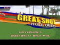 Golden Tee Great Shot on Tahiti Cove!