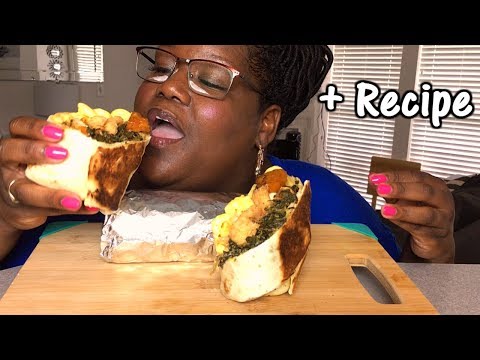 SOUL FOOD BURRITO 먹방 MUKBANG + RECIPE