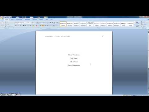 Apa format short paper 109218