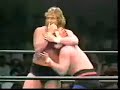all japan - july 22, 1986. dibiase you likely know. tiger mask ii is mitsuharu misawa, 4 years before unmasking. jumbo may well be the greatest worker in the history of the business. pete roberts is a british mat technician.