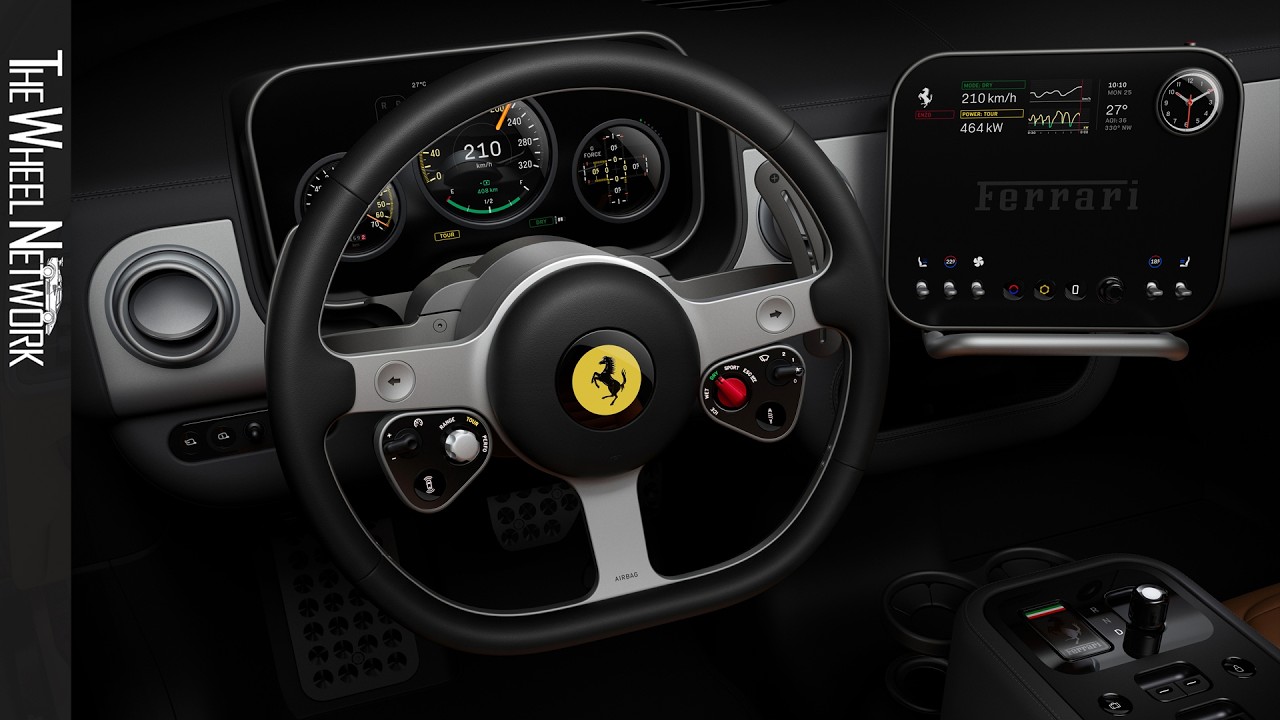 2027 Ferrari Luce EV Interior Reveal