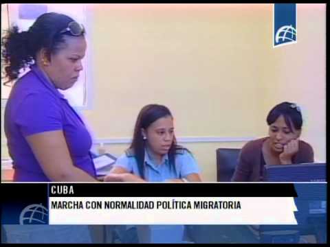 Cuba: Marcha con normalidad política migratoria