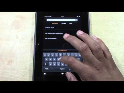 how to turn off a kindle fire