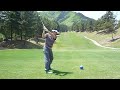 Click here to watch this video ゴルフお笑い編！鉄人のドライバーショット