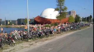 Stadsstrand Groningen achter Het Paleis is groot succes