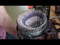Sock Machine Knitting Demonstration Sock Machine Knitting Demonstration