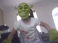 laura mosley bein shrek (lol)