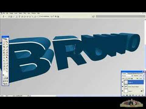Realistic 3D letters in Photoshop / Illustrator - Tutorial