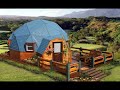 Green Building Ecologic Geodesic Dome Wood House