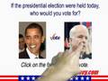 videos de Obama and McCain: Be A Part Of Survey.com's Daily Poll