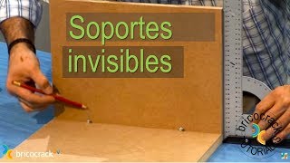 Poner soportes invisibles (Bricocrack)