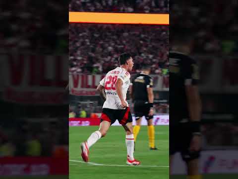 Centro perfecto de #Acuña y cabezazo goleador de #MartínezQuarta  | El #GOL del empate de #River