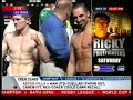 Ricky Hatton vs Paulie Malignaggi: Weigh-In Ricky Hatton vs Paulie Malignaggi: Weigh-In