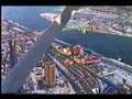 Flying over Montreal downtown, Mont-Royal, Olympic Stadium
