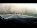 Driving Into Arizona Dust Storm