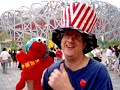 Michael Phelps Jr. at the Beijing Olympics with Mr. Magic