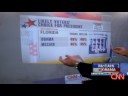 CNN's John King shows where Obama and McCain stand in electorate votes on the map.