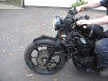 Rat bike built from Kawasaki GPZ 500