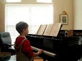Piano student Gray GA plays Star Bright in the Sky