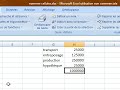 Excel 2007: nommer des cellules Excel 2007: nommer des cellules