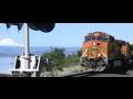 HD BNSF 5190 Fast Freight in the Columbia River Gorge