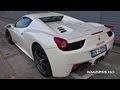 Ferrari 458 Spider Start, Revs, Accelerations, Fly Bys and Downshifts!